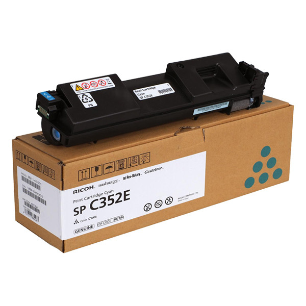 Ricoh Type SP C352DN toner cyaan (origineel) 407384 408216 905033 - 1