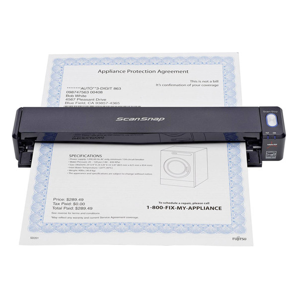 Ricoh / Fujitsu ScanSnap iX100 mobiele A4-scanner PA03688-B001 081618 - 1