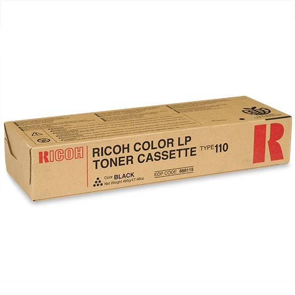 Ricoh type 110 BK toner zwart (origineel) 888115 074016 - 1