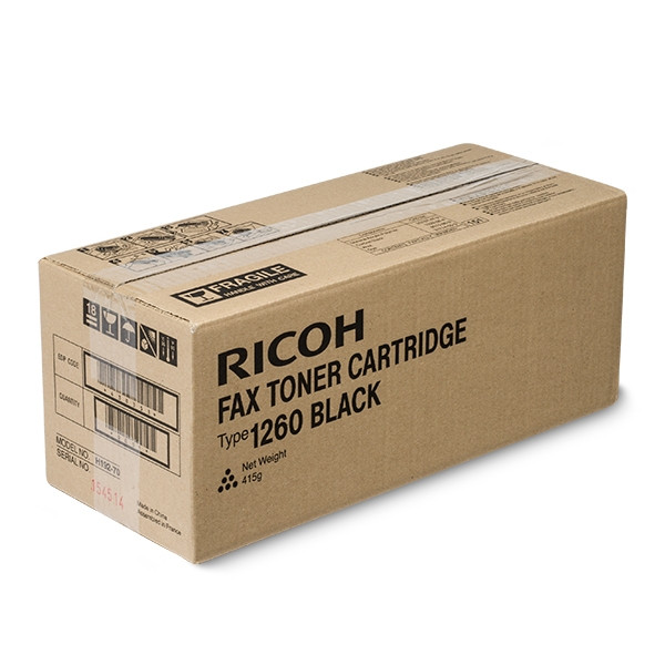Ricoh type 1260D toner zwart (origineel) 430351 074156 - 1