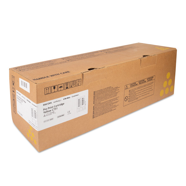 Ricoh type C751 toner geel (origineel) 828210 073744 - 1