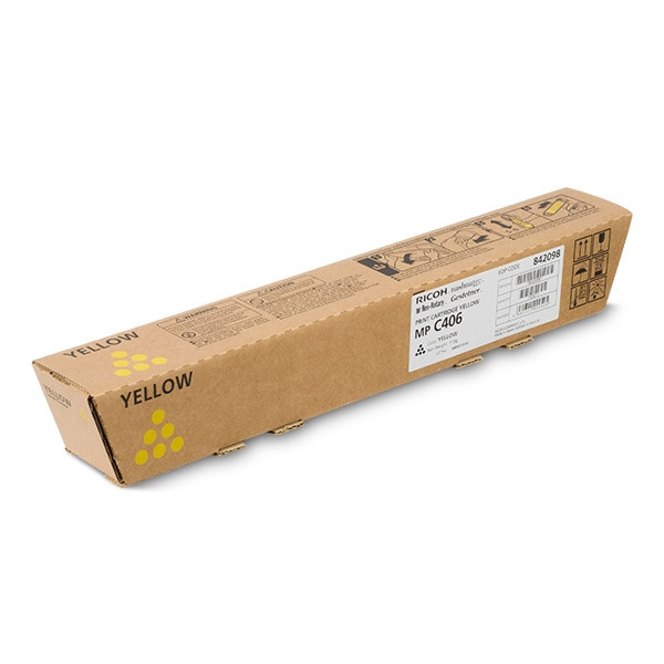 Ricoh type MP C406 toner geel (origineel) 842098 067056 - 1