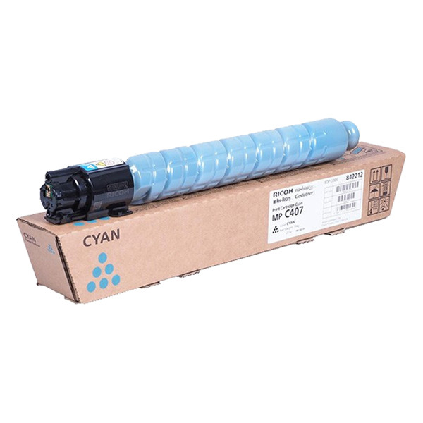 Ricoh type MP C407 toner cyaan hoge capaciteit (origineel) 842212 067138 - 1