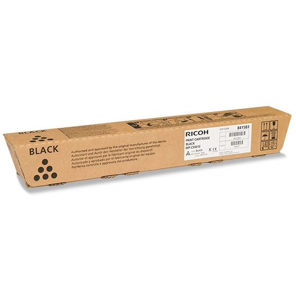 Ricoh type MP C5501E toner zwart (origineel) 841456 842052 073888 - 1