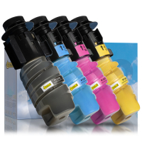 Ricoh type P C375 aanbieding: zwart + 3 kleuren (123inkt huismerk) 125363
