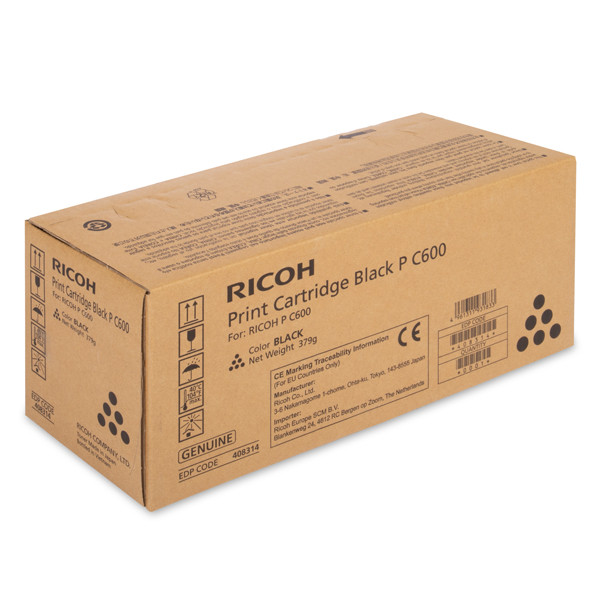 Ricoh type P C600 toner zwart (origineel) 903718 - 1