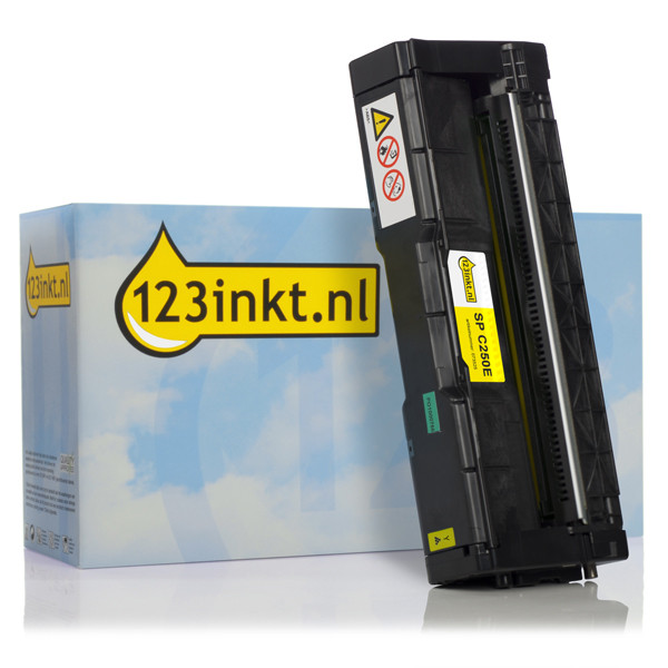 Ricoh type SP C250E toner geel (123inkt huismerk) 407546C 073525 - 1