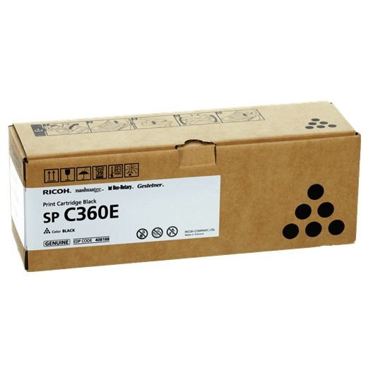 Ricoh type SP C360E toner zwart (origineel) 408188 067090 - 1