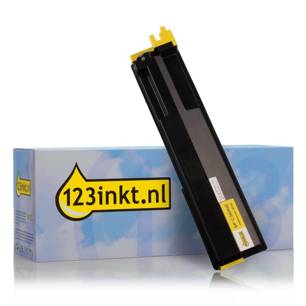 Ricoh type SP C360HE toner geel hoge capaciteit (123inkt huismerk) 408187C 067105 - 1