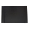 Rillstab bureauonderlegger 60 x 40 cm Grancara lederlook zwart (L+R flap)