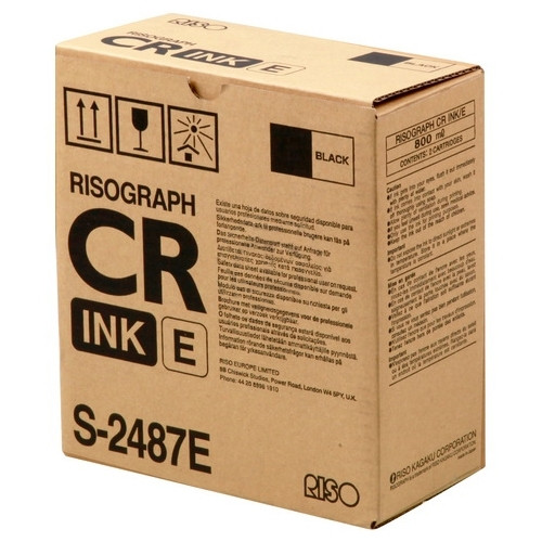 Riso S-2487 inktcartridge zwart (origineel) S-2487 087000 - 1