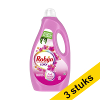 Aanbieding: 3x Robijn Color Pink Sensation vloeibare wasmiddel 3 liter (60 wasbeurten)