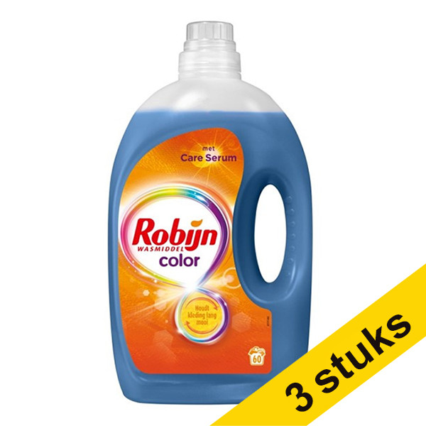 Robijn Aanbieding: 3x Robijn Color wasmiddel vloeibaar 3 liter (60 wasbeurten)  SRO00119 - 1