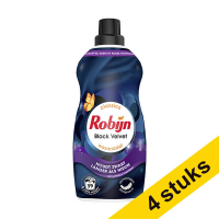 Aanbieding: 4x Robijn Klein & Krachtig Black Velvet wasmiddel vloeibaar 1190 ml (39 wasbeurten)