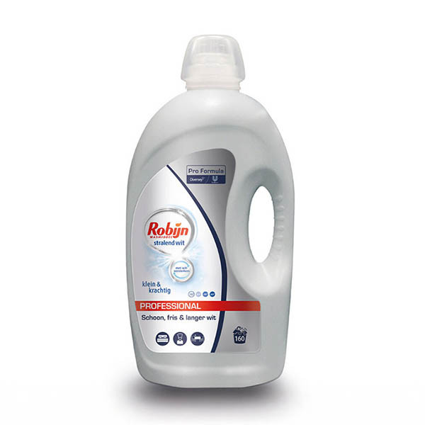 Robijn Pro Formula Klein & Krachtig Stralend Wit wasmiddel vloeibaar 4,32 liter (160 wasbeurten) 101109441 SRO05222 - 1