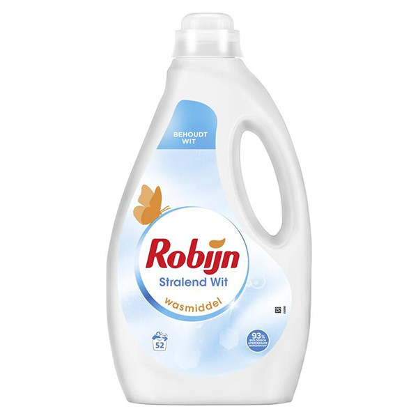 Robijn Stralend Wit wasmiddel vloeibaar 2,6 liter (52 wasbeurten) SRO05413 - 1