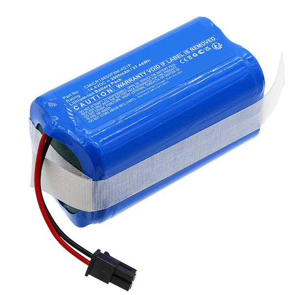 RoboJet CMICR18650F8M-4S1P accu (14.4 V, 2600 mAh, 123accu huismerk) ARO00205 - 1