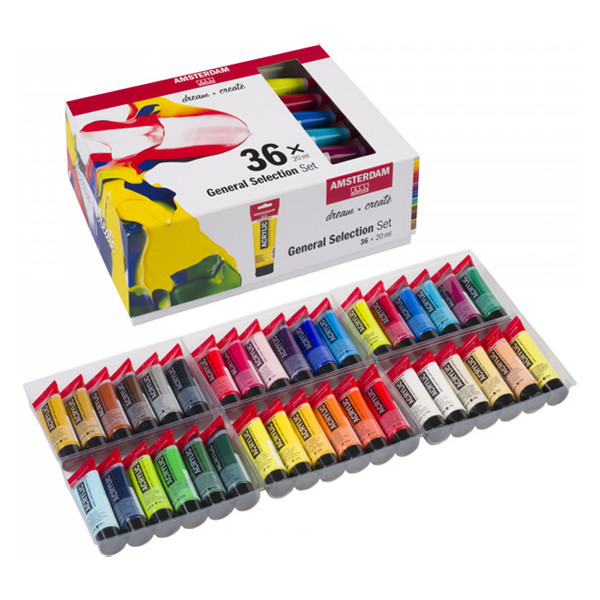 Royal Talens Talens Amsterdam acrylverf tubes 20 ml (36 stuks) 17820436 17820437 220691 - 