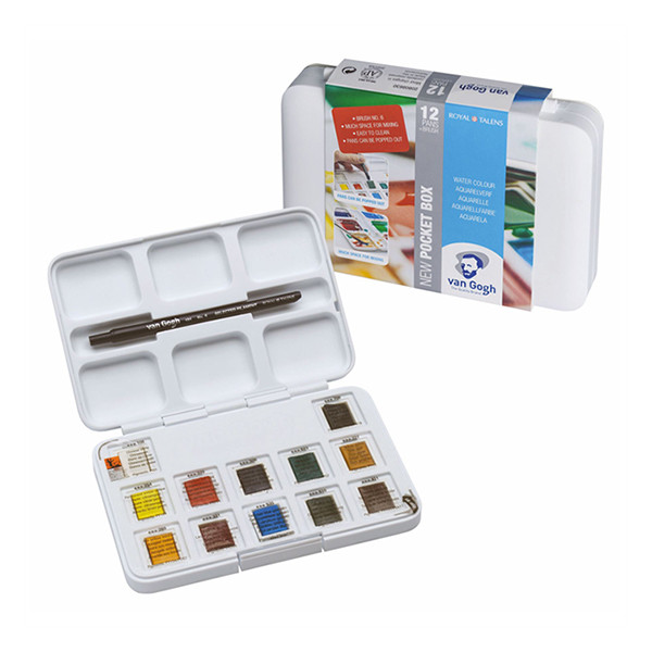 Royal Talens Talens Van Gogh aquarelverfset (12 halve napjes) 20808631 407251 - 1