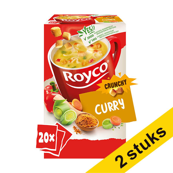 Aanbieding: 2x Royco Crunchy curry (20 stuks) 200267 - 1