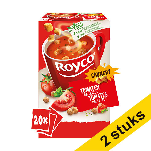 Aanbieding: 2x Royco Crunchy tomaten met balletjes (20 stuks) 200272 - 1