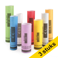 Aanbieding: 3x Safescan muntrollen papier CR-8 (240 stuks) 440063