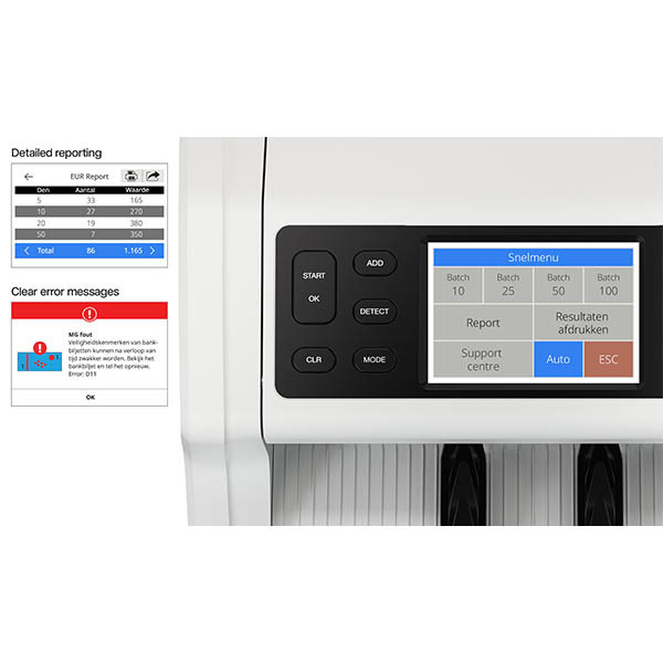 Safescan biljettelmachine 2485-SC met waardetelling en Safescan App 219128 - 7