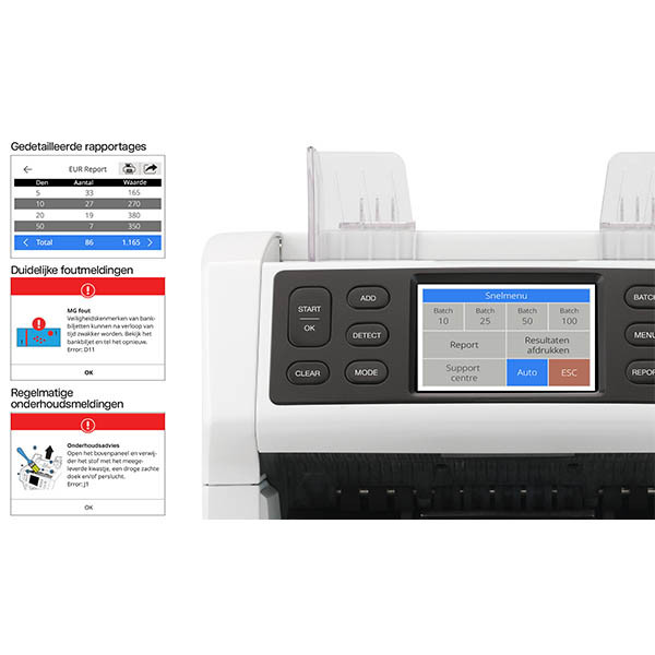 Safescan biljettelmachine 2865-SC met waardetelling en Safescan App 219129 - 8
