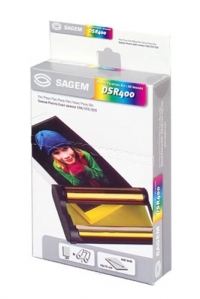 Sagem DSR 400 kleurencartridge + 40 vel fotopapier formaat 10 x 15 (origineel) DSR-400 031910
