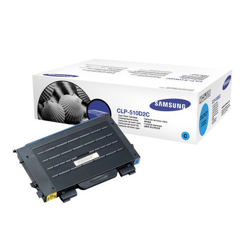 Samsung CLP-510D2C toner cyaan (origineel) CLP-510D2C/ELS 033415 - 1