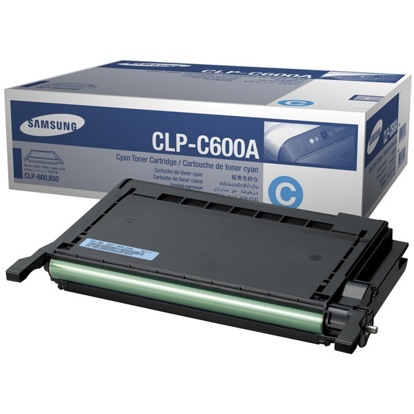 Samsung CLP-C600A toner cyaan (origineel) CLP-C600A/ELS 033505 - 1