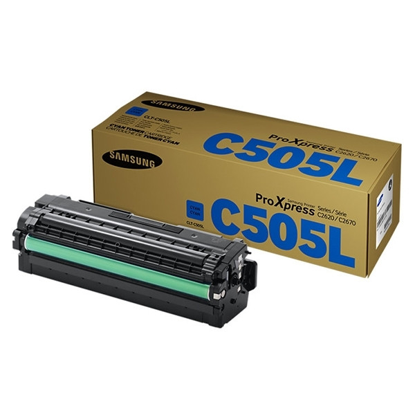 Samsung CLT-C505L (SU035A) toner cyaan (origineel) CLT-C505L/ELS 092118 - 1