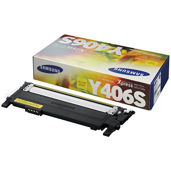 Samsung CLT-Y406S (SU462A) toner geel (origineel) CLT-Y406S/ELS 033798 - 1