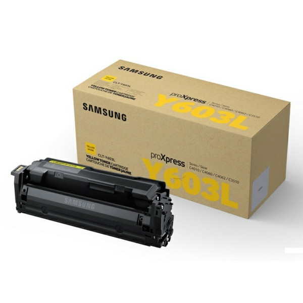 Samsung CLT-Y603L (SU557A) toner geel (origineel) CLT-Y603L/ELS 092232 - 1