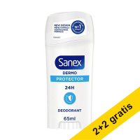 Aanbieding: 4x Sanex Dermo Protector deodorant stick (65 ml) SSA06109