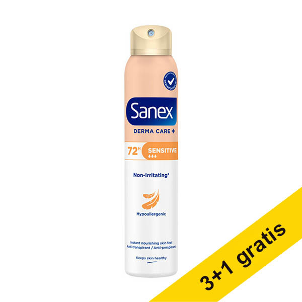 Aanbieding: 4x Sanex Dermo Sensitive deodorant spray (200 ml) SSA06103 - 1