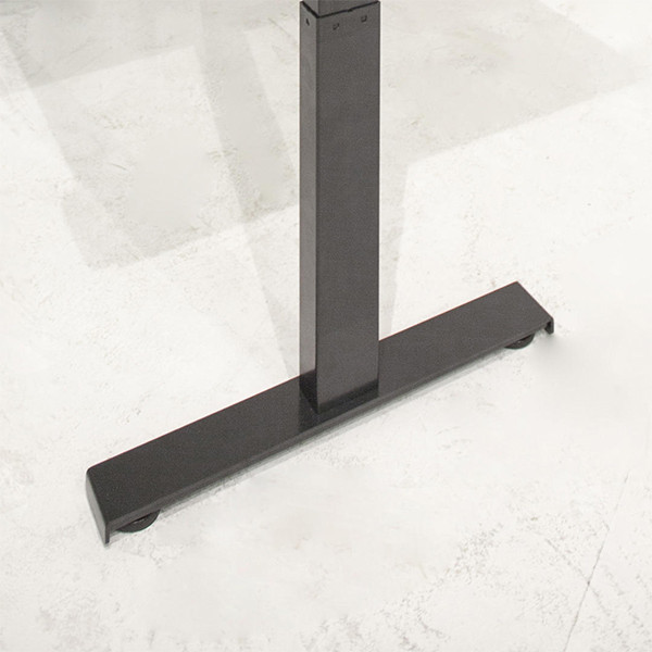 Schaffenburg Dextro Plus zit-sta bureau zwart frame logan eiken blad 180 x 80 cm DEXP-188-LOGZ-M25 415018 - 4