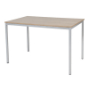 Schaffenburg Domino Basic vergadertafel aluminium frame kersen licht blad 120 x 80 cm 415174 - 1