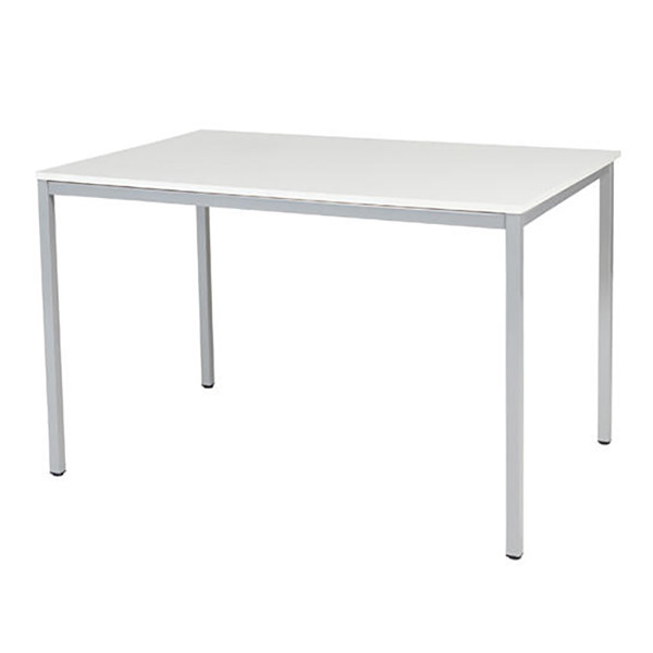 Schaffenburg Domino Basic vergadertafel aluminium frame krijtwit blad 120 x 80 cm DOV-B128-WIRA-M25 415169 - 1