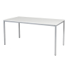 Schaffenburg Domino Basic vergadertafel aluminium frame krijtwit blad 160 x 80 cm 415170 - 1
