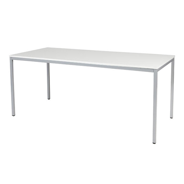 Schaffenburg Domino Basic vergadertafel aluminium frame krijtwit blad 180 x 80 cm DOV-B188-WIRA-M25 415171 - 1