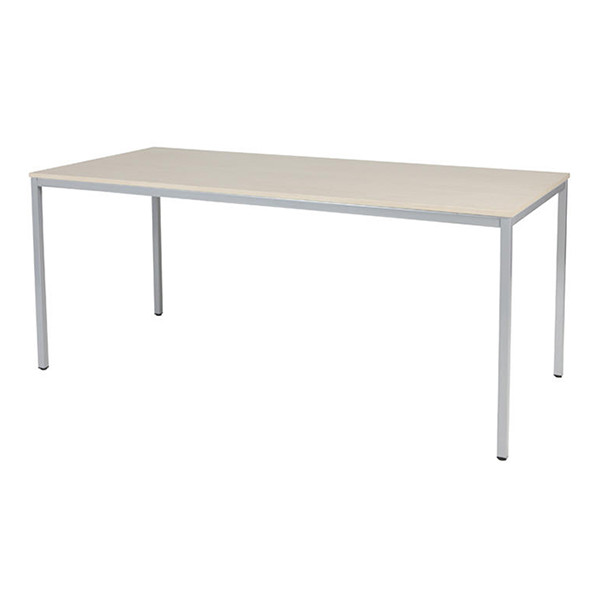 Schaffenburg Domino Basic vergadertafel aluminium frame lindberg eiken blad 180 x 80 cm DOV-B188-LERA-M25 415181 - 1