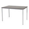 Schaffenburg Domino Basic vergadertafel aluminium frame logan eiken blad 120 x 80 cm 415184 - 1