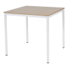 Schaffenburg Domino Basic vergadertafel wit frame kersen licht blad 80 x 80 cm 415198 - 1