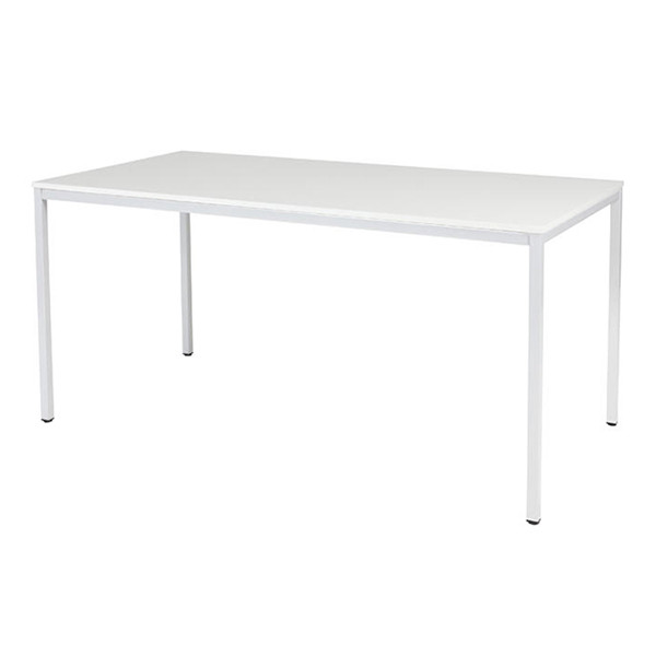 Schaffenburg Domino Basic vergadertafel wit frame krijtwit blad 160 x 80 cm DOV-B168-WIRW-M25 415195 - 1