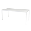 Schaffenburg Domino Basic vergadertafel wit frame krijtwit blad 180 x 80 cm 415196 - 1