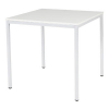 Schaffenburg Domino Basic vergadertafel wit frame krijtwit blad 80 x 80 cm 415193 - 1