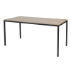 Schaffenburg Domino Basic vergadertafel zwart frame kersen licht blad 160 x 80 cm 415150 - 1