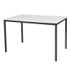 Schaffenburg Domino Basic vergadertafel zwart frame krijtwit blad 120 x 80 cm 415144 - 1