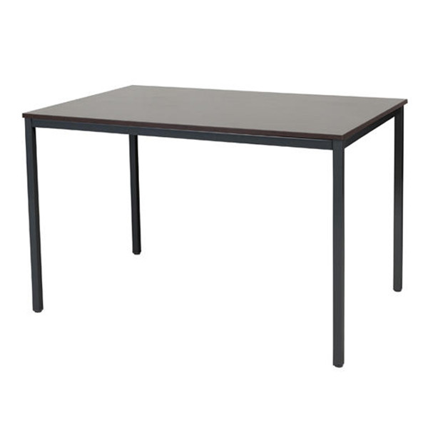 Schaffenburg Domino Basic vergadertafel zwart frame logan eiken blad 120 x 80 cm DOV-B128-LOGZ-M25 415159 - 1